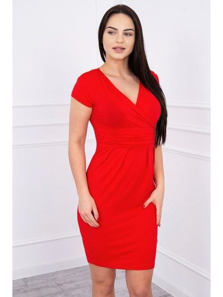 Šaty 8310, červená