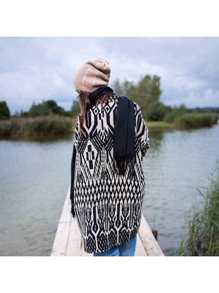 Jemný šál oranžový