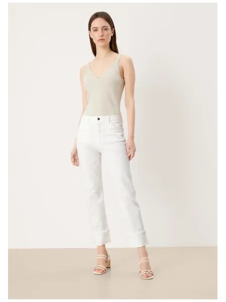 Dámské džíny s.Oliver bílé