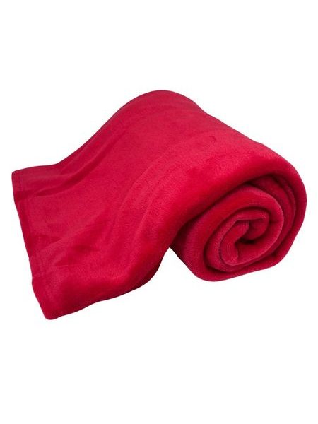 Deka 150x200 cm jednobarevná červená