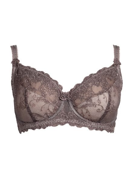 Vyztužená podprsenka s kosticí CHARADE Savannah 1/2 Padded hnědá