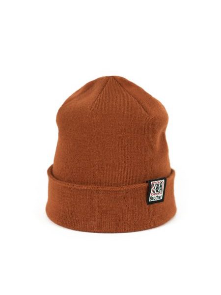 Čepice beanie dvojitá fialová