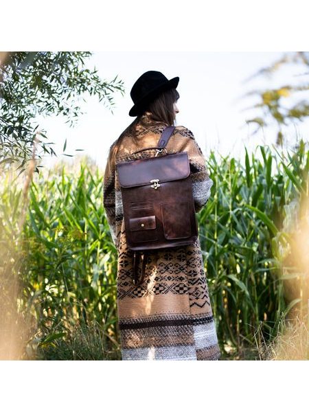 Dámský vlněný klobouk s úzkou krempou béžový