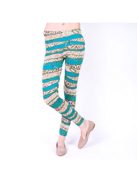 Módní legíny barevné