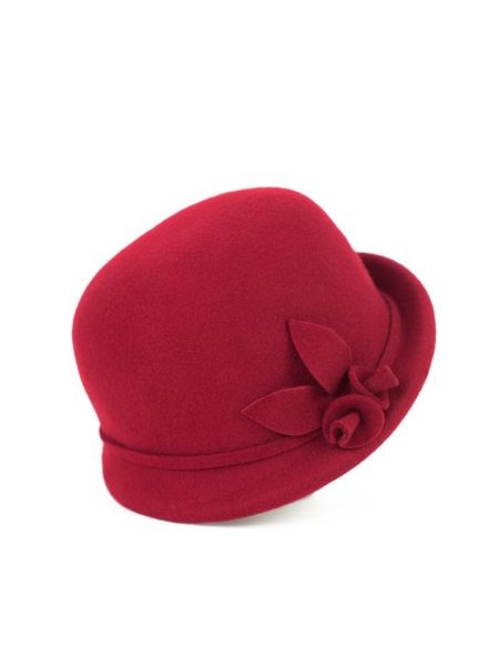 Elegantní klobouk z vlny světle fialový