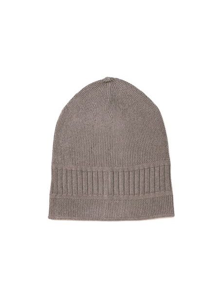 Unisex hnědošedá čepice