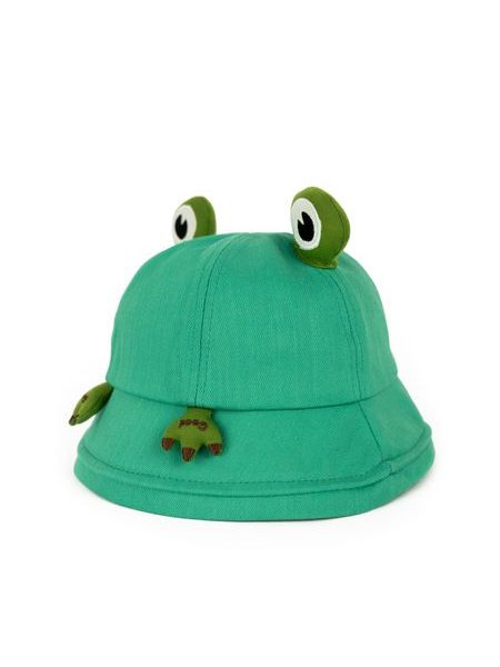 Bavlněný kloubouk na léto zelený