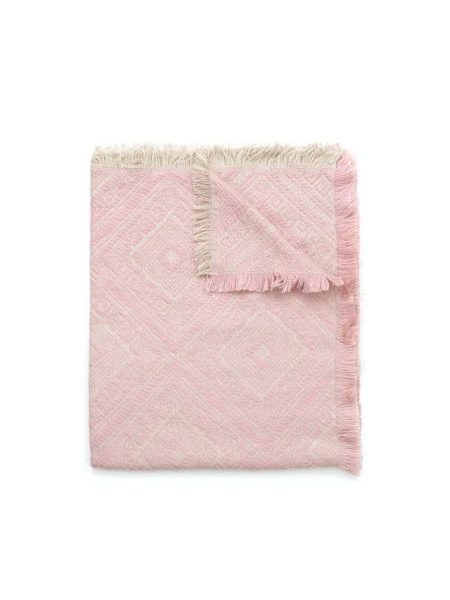 Šála s řeckým motivem růžová