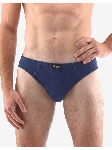 Pánské slipy s úzkým bokem, úzký bok, šité, jednobarevné 70047P - lékořice