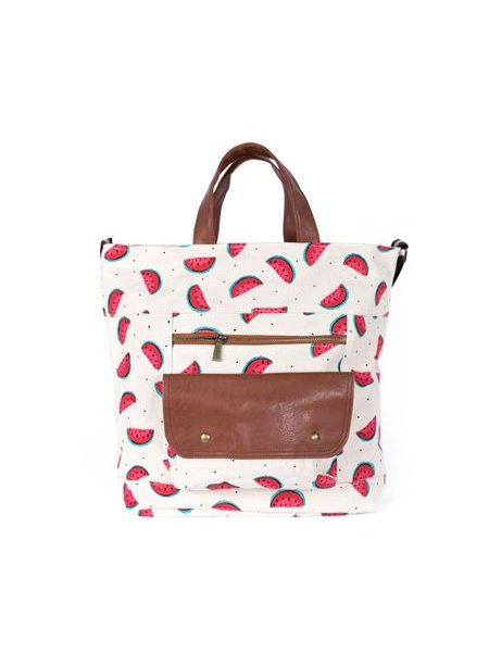 Kabelka s potiskem melounů