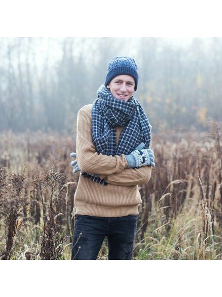 Zimní rukavice se soby