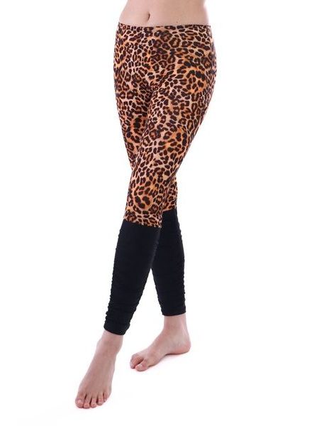 Fitness legíny Lea zvířecí vzor