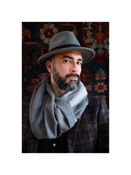 Dámský klobouk vlněný šedý