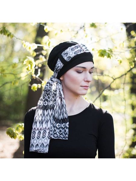 Jemná šála se zvířecím potiskem