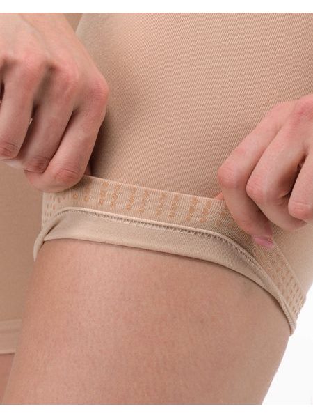Boxerky s dlouhou nohavičkou a zpevněným pasem EcoBamboo - Černá