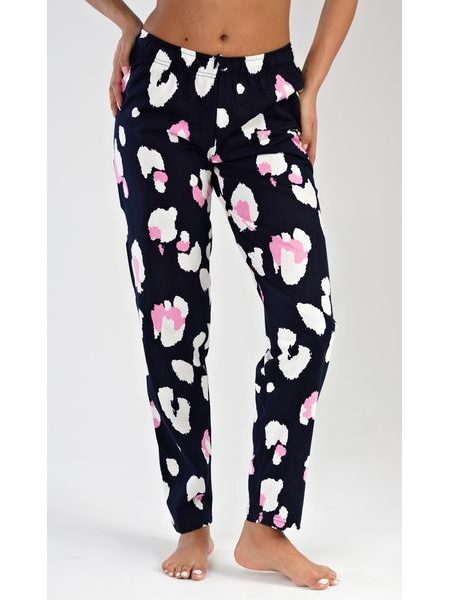 Dámské pyžamové kalhoty Jana - tmavě modrá