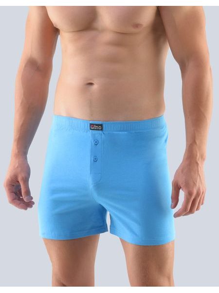 Pánské trenky volné, šité, jednobarevné 75162P - černá