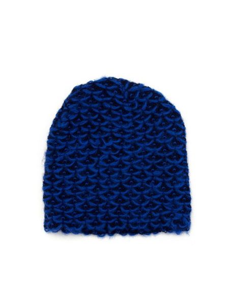 Modrá čepice beanie