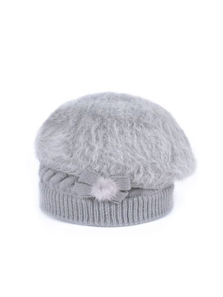 Elegantní chlupatý baret