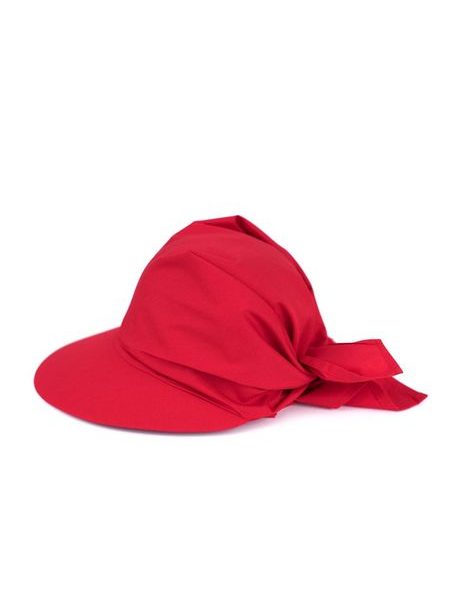 Kšilt s vázáním červený