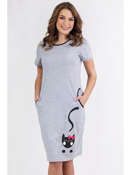 Dámská noční košilka Mary šedá