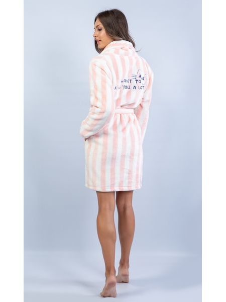 Dámský župan krátký Alice - lososová