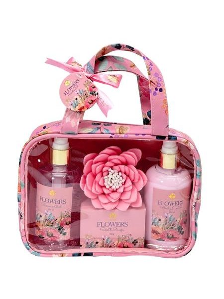 ARÔME Dárková kosmetická sada Květiny 1