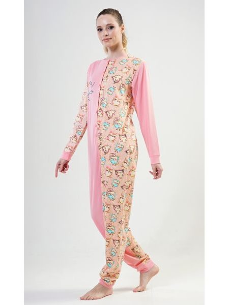 Dámský overal Sovičky - azurová