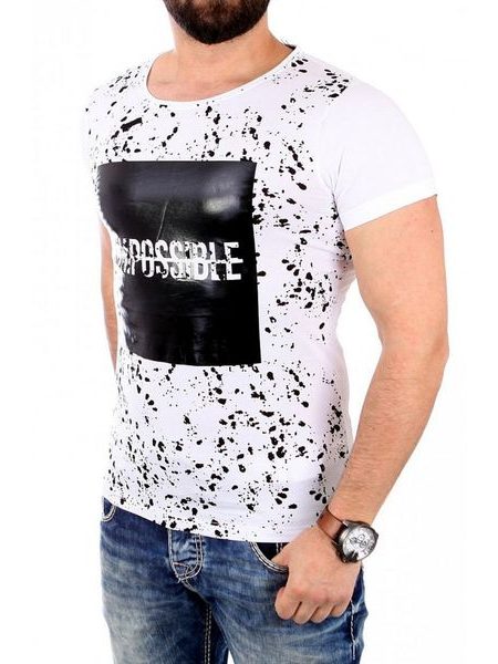 Pánské tričko Impossible bílé