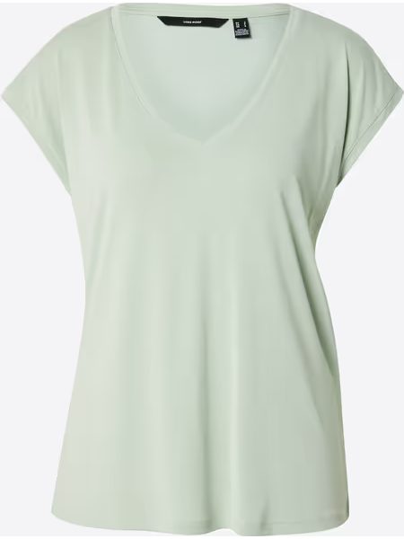 Dámské tričko s krátkým rukávem s.Oliver světle zelené