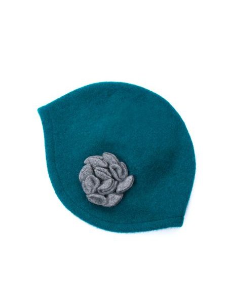 Elegantní čepice na zimu žlutá