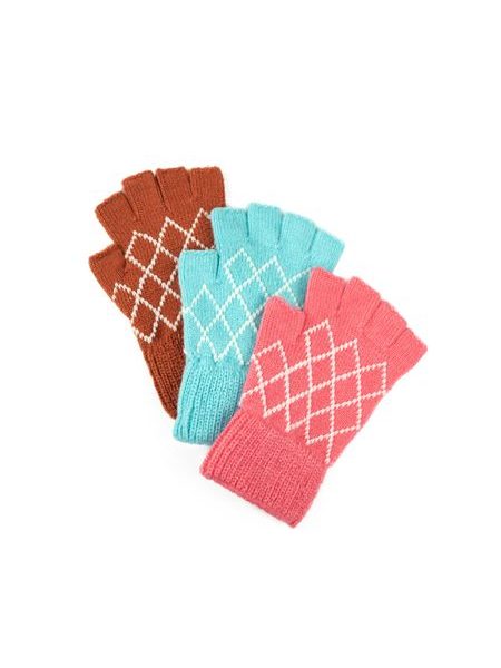 Dlouhé palčáky z příze špinavě růžové