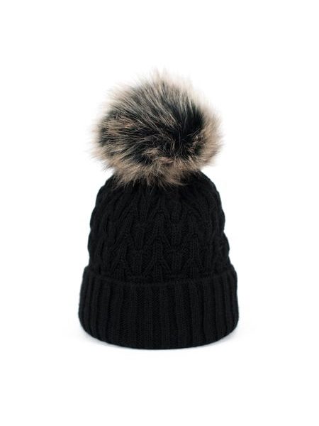 Čepice Zimní ráno černá