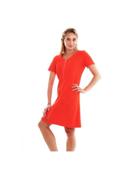 Dámské 3/4 šaty s krátkým rukávem BARI Cherry tomato