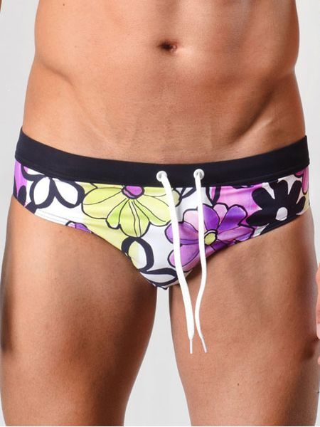 Pánské slipové plavky GERONIMO 1418 zelené