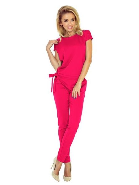 Elegantní malinový overal