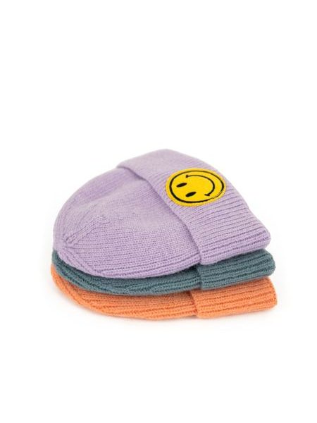 Roztomilá čepice pro děti šedomodrá