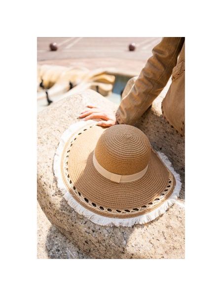 Vzdušný lehký klobouk se stuhou