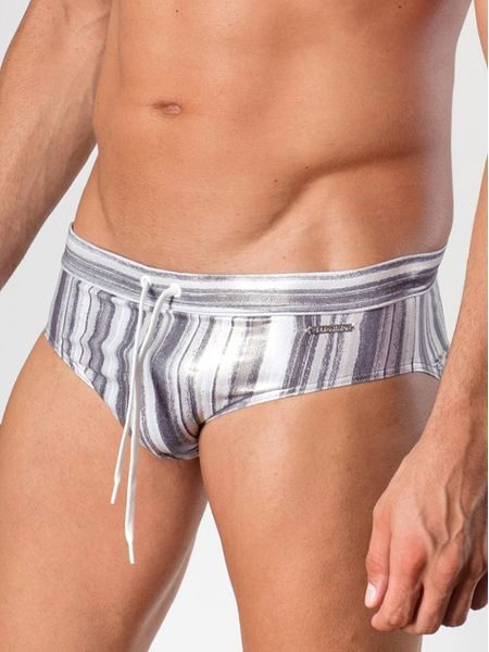 Pánské slipové plavky GERONIMO 1427 šedé