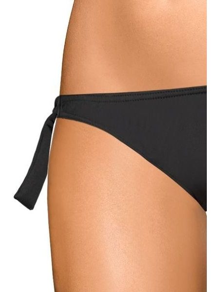 Plavkové černé kalhotky na zavázání