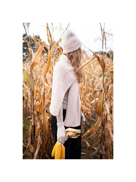 Čepice, šála a rukavice - žlutá