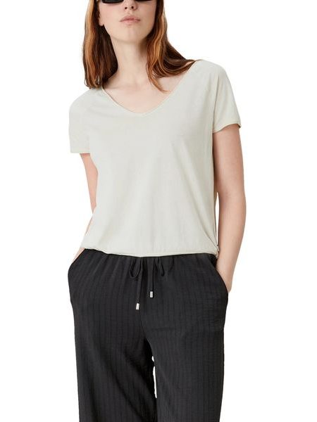 Dámské tričko s krátkým rukávem s.Oliver bílé