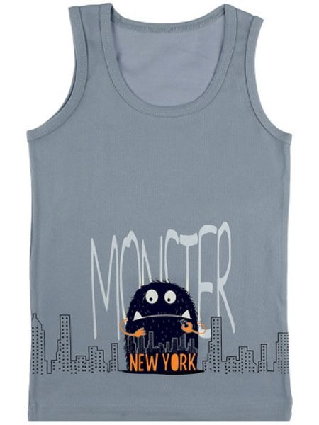 Chlapecký nátělník se širokými ramínky G modrá