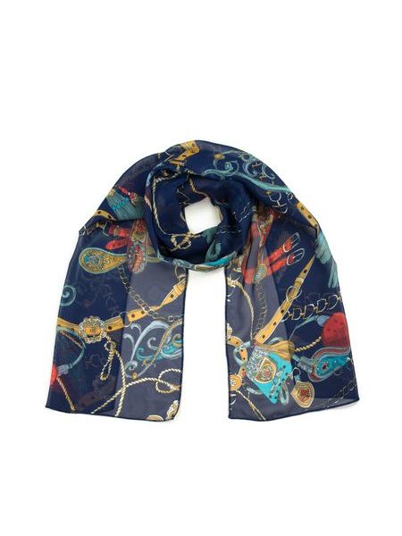 Jemná šála se zvířecím potiskem