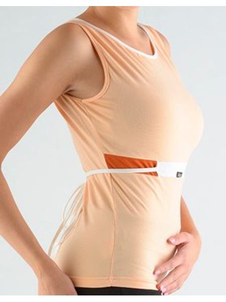 Dámské tílko, širší ramínka, šité 98062P - pleťová