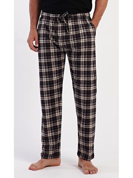 Pánské pyžamové kalhoty Armando - hnědá