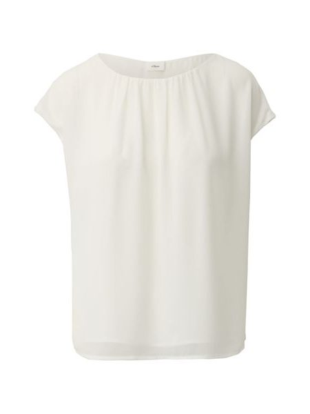 Dámská halenka s krátkým rukávem s.Oliver bílá