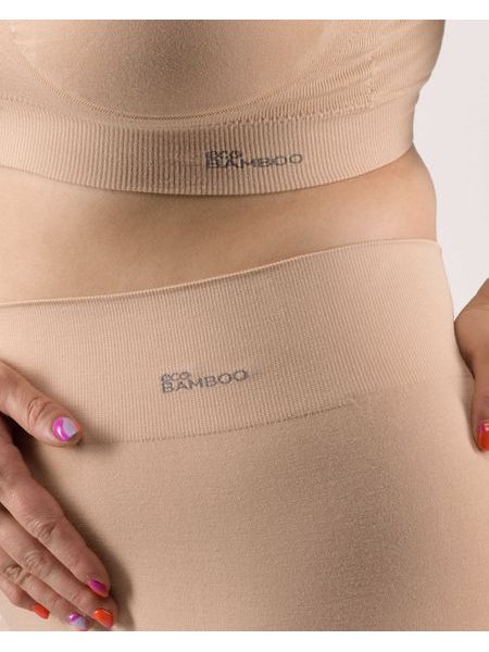 Boxerky s dlouhou nohavičkou EcoBamboo - Kouřová
