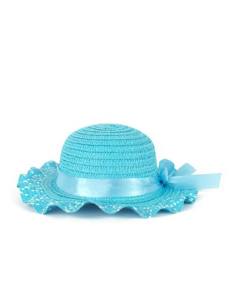 Roztomilý klobouk se stuhou - růžový