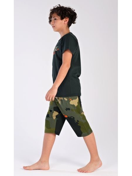 Dětské pyžamo kapri Erik - černá